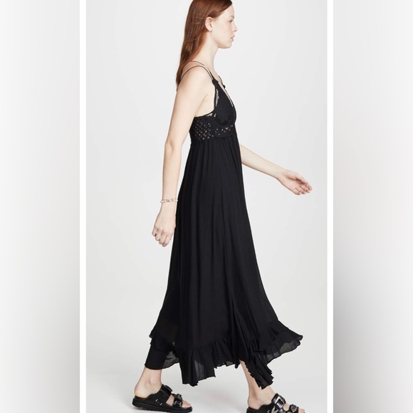 FREE PEOPLE
Adella Lace Trim Midi Dress - Picture 9 of 15